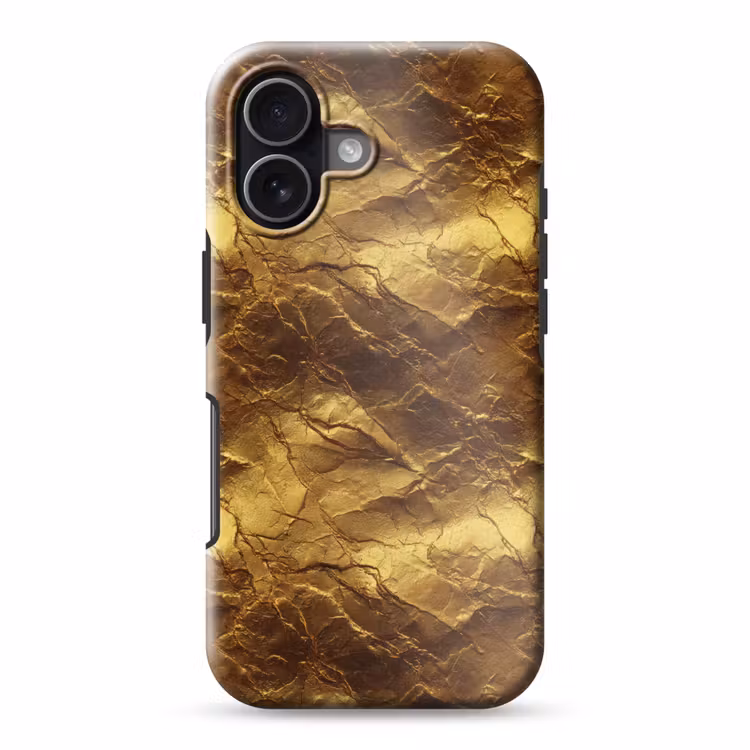 Telefoonhoesje Toughcase - Bladgoud - Textuur - Goud — 1