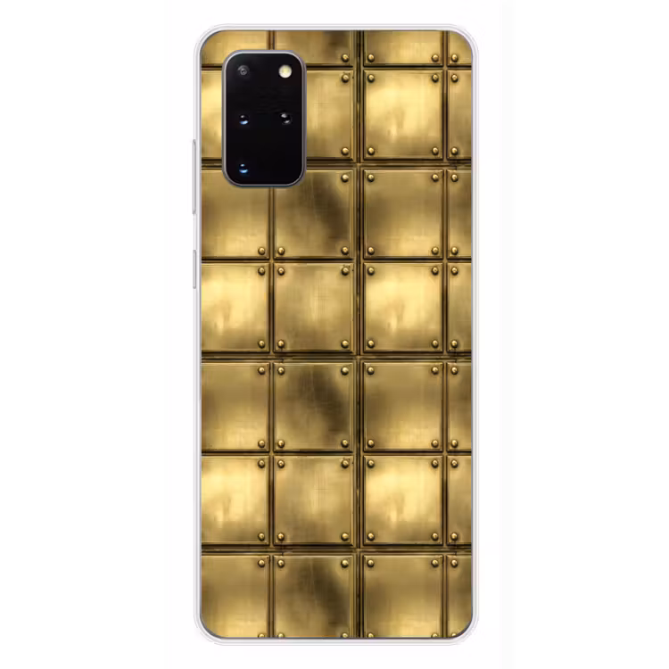 Telefoonhoesje - Platen - Industrieel - Stoer - Goud — 4