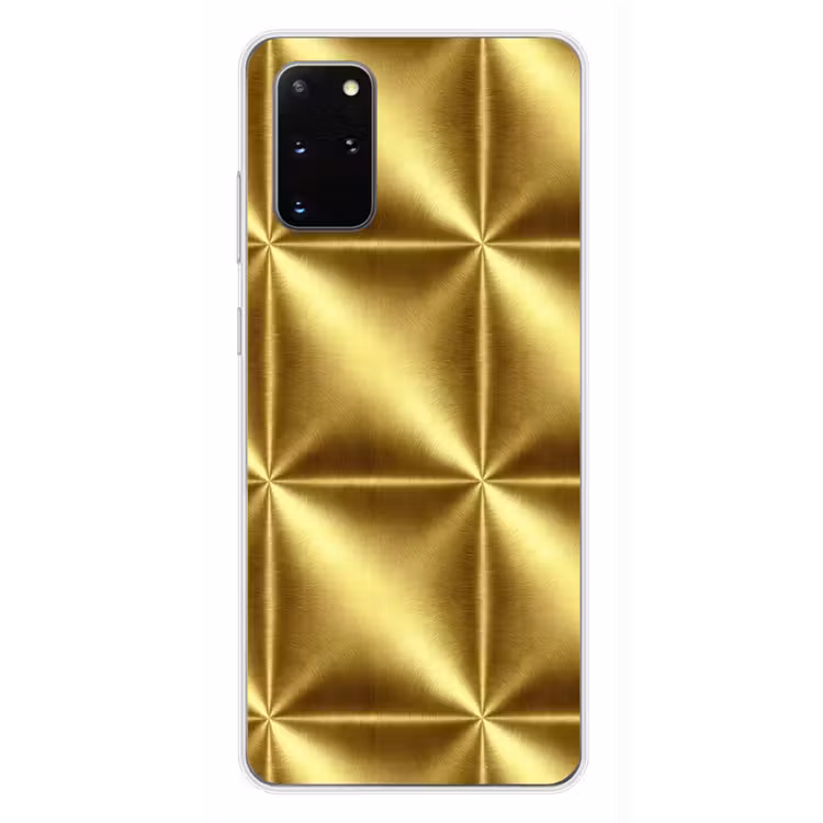 Telefoonhoesje - Textuur - Geborsteld Goud - Industrieel - Metallic — 4