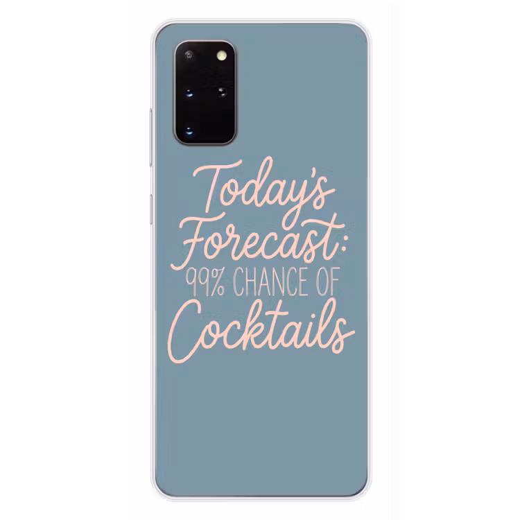 Telefoonhoesje - Today's Forecast - Cocktails - Blauw — 4