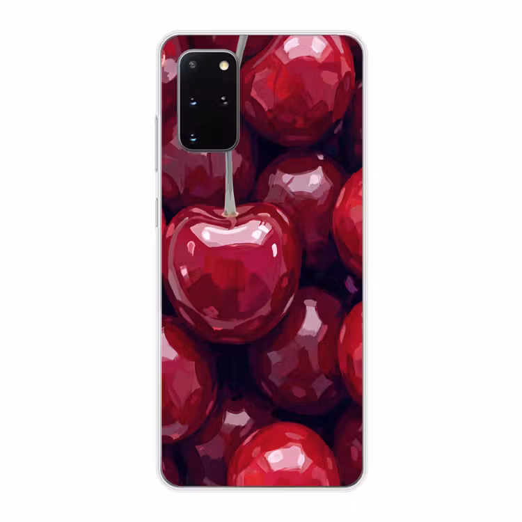 Telefoonhoesje - Fruit - Kersen - Eten - Modern - Rood — 1