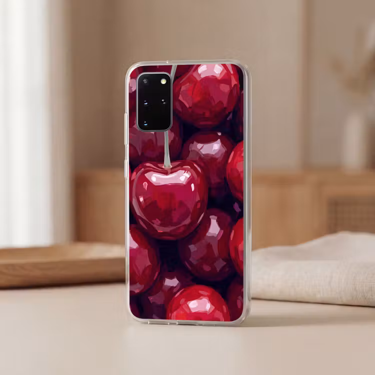 Telefoonhoesje - Fruit - Kersen - Eten - Modern - Rood — 3