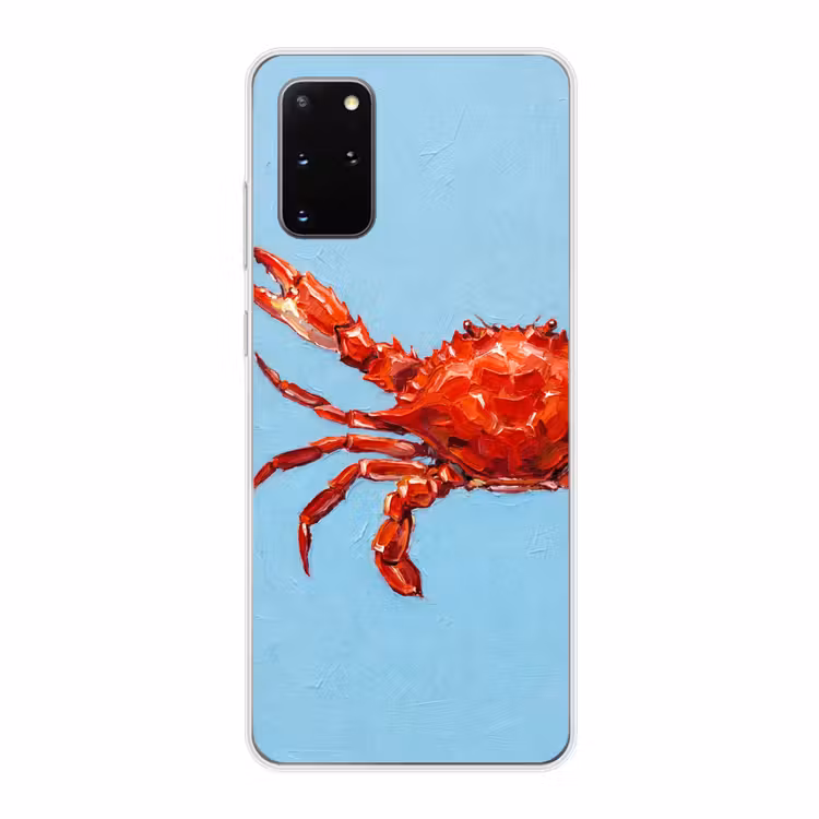 Telefoonhoesje - Krab - Zee - Dieren - Abstract - Rood — 1