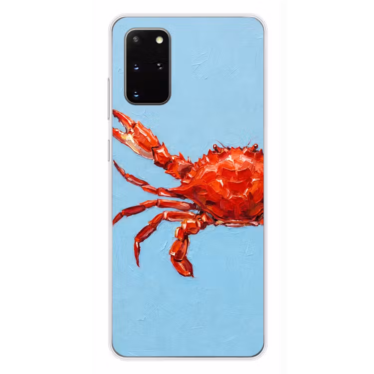Telefoonhoesje - Krab - Zee - Dieren - Abstract - Rood — 4