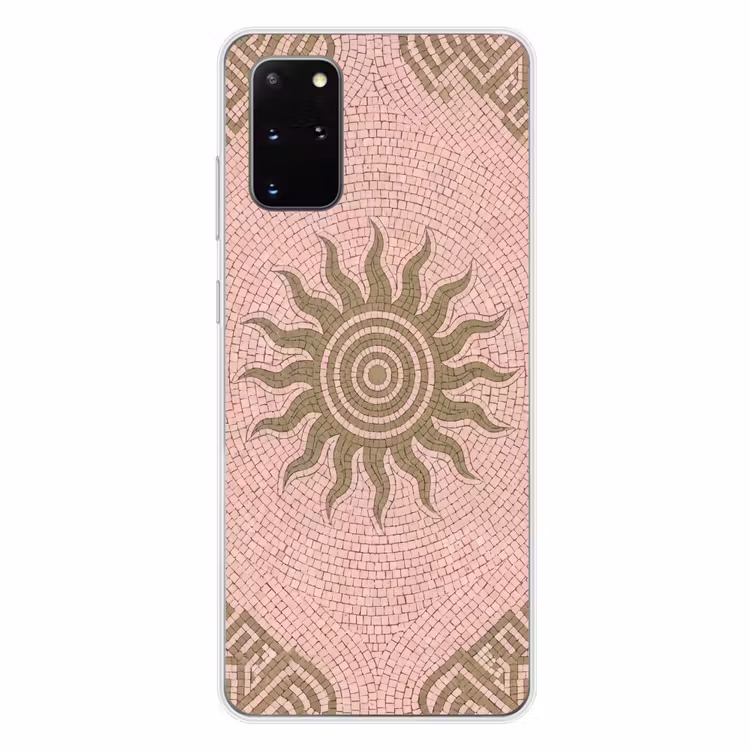 Telefoonhoesje - Mozaïek - Zon - Patroon - Klassiek - Roze — 4