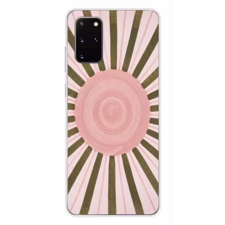 Telefoonhoesje - Patroon - Cirkel - Stralen - Abstract - Roze — 4