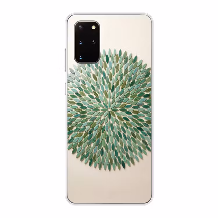 Telefoonhoesje - Patroon - Blad - Groen - Abstract — 1