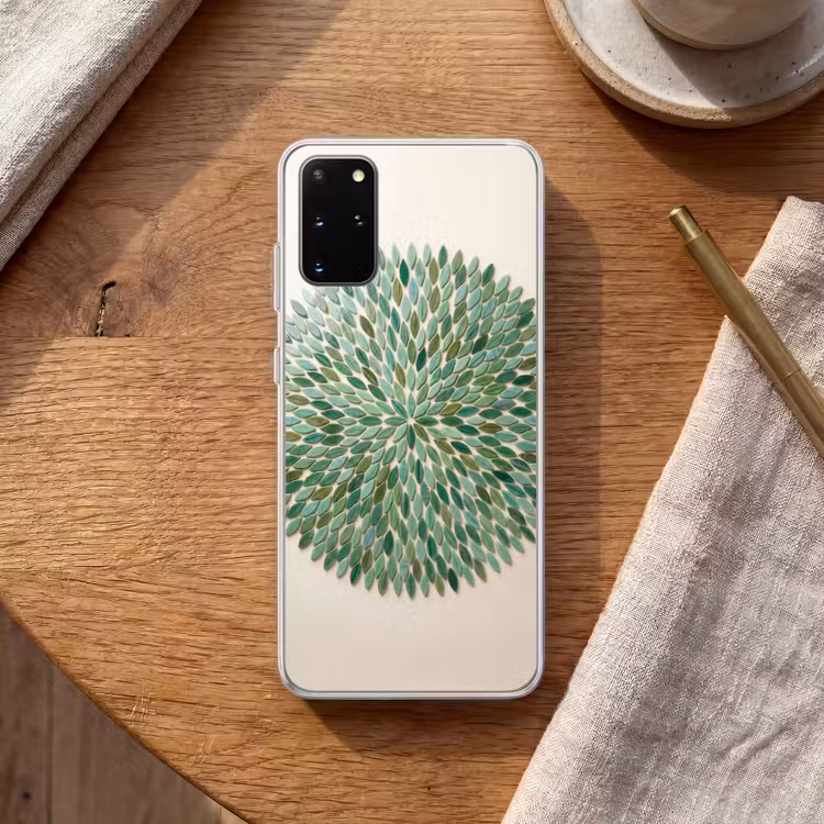 Telefoonhoesje - Patroon - Blad - Groen - Abstract — 2