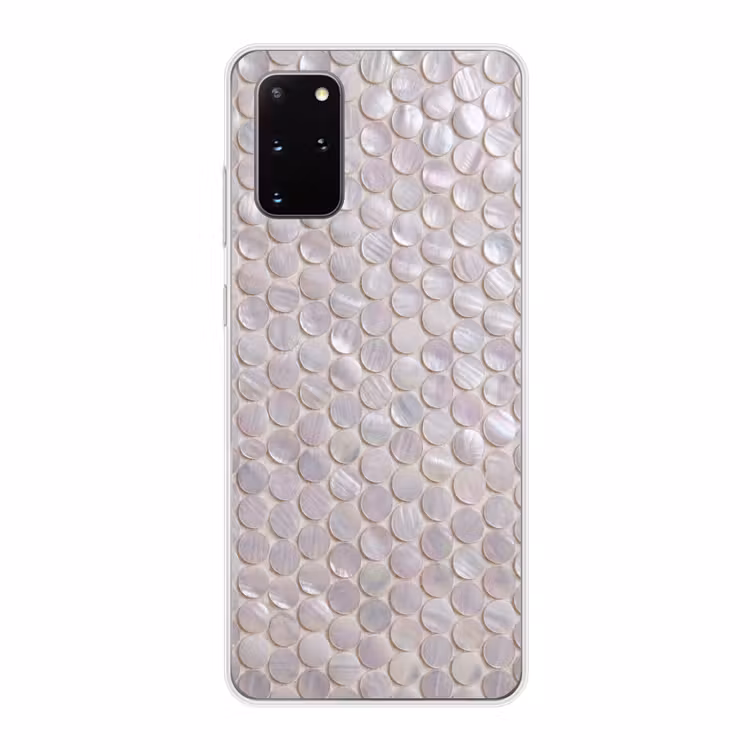 Telefoonhoesje - Patroon - Cirkels - Abstract - Modern - Wit — 1