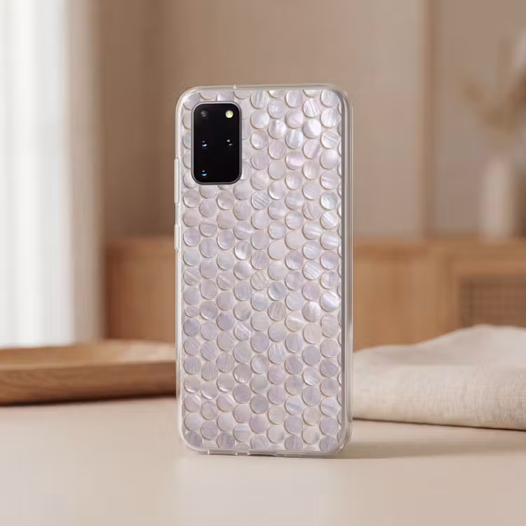 Telefoonhoesje - Patroon - Cirkels - Abstract - Modern - Wit — 3
