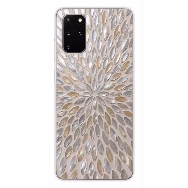 Telefoonhoesje - Patroon - Ovaal - Glanzend - Abstract - Beige — 4
