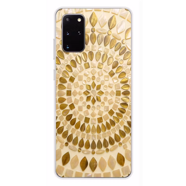Telefoonhoesje - Patroon - Vormen - Mozaïek - Abstract - Goud — 4