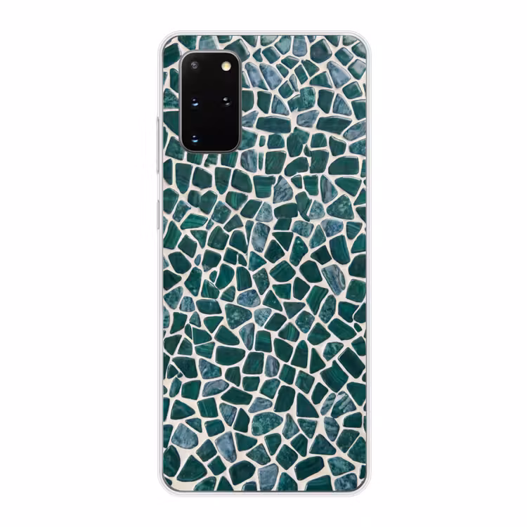 Telefoonhoesje - Textuur - Steen - Groen - Abstract - Patroon — 1