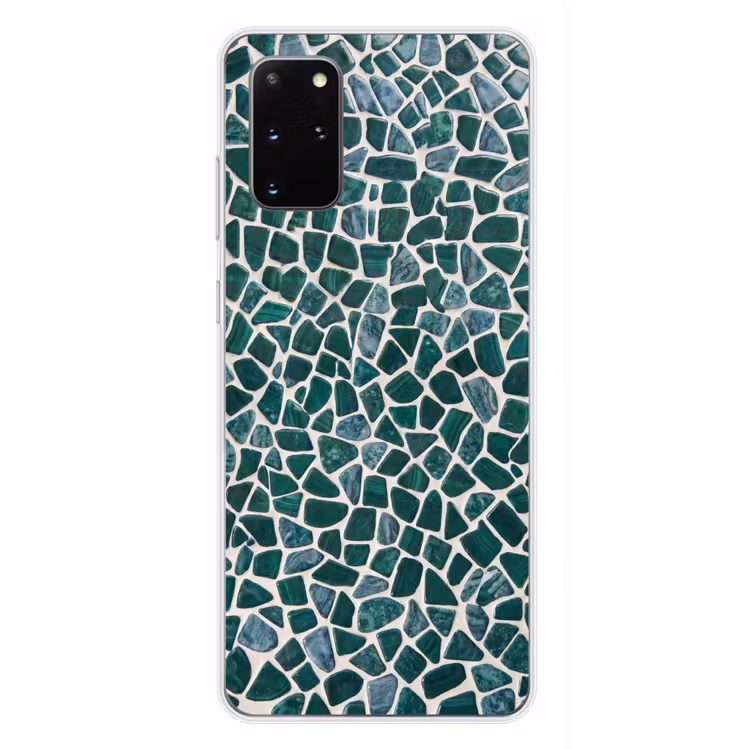 Telefoonhoesje - Textuur - Steen - Groen - Abstract - Patroon — 4