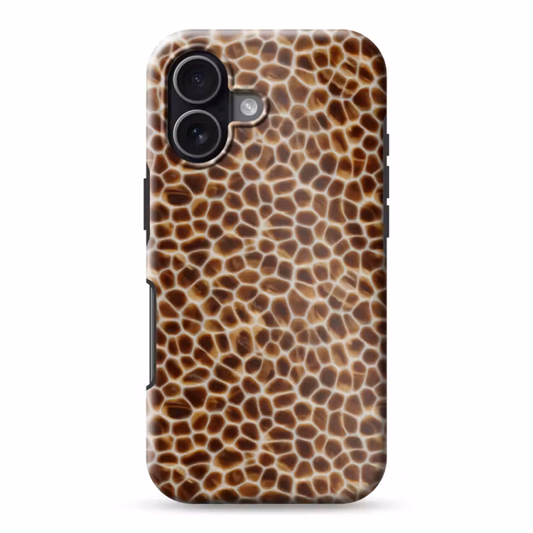 Telefoonhoesje Toughcase - Schildpad - Bruin - Patroon — 1