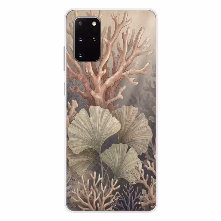 Telefoonhoesje - Plant - Bladeren - Zee - Illustratie - Groen — 4