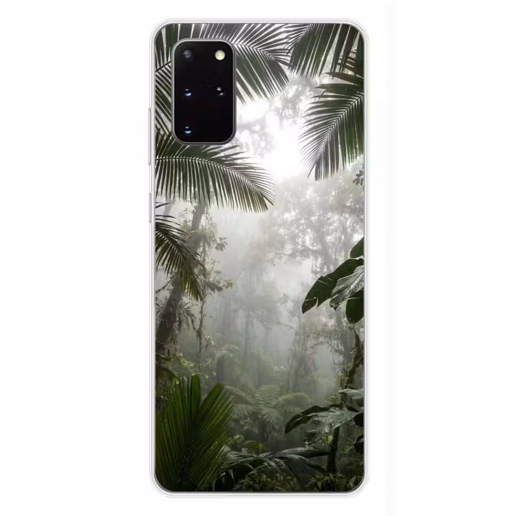 Telefoonhoesje - Natuur - Jungle - Mist - Groen - Bladeren — 4