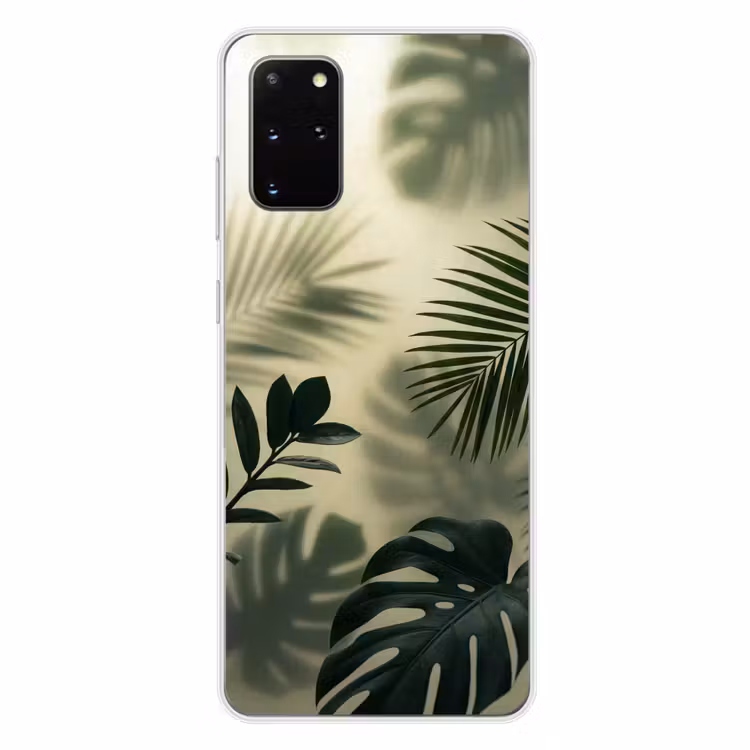 Telefoonhoesje - Planten - Bladeren - Schaduwen - Groen - Modern — 4