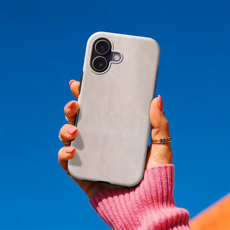 Telefoonhoesje Toughcase - Textuur - Effen - Abstract - Beige — 2