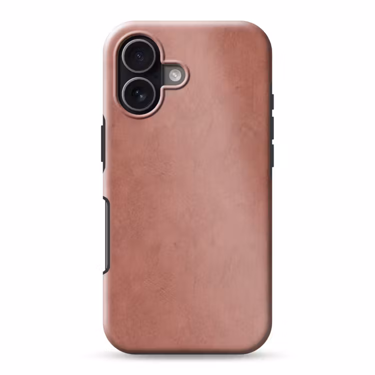 Telefoonhoesje Toughcase - Textuur - Roodbruin - Grof - Modern — 1