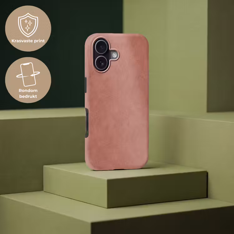 Telefoonhoesje Toughcase - Textuur - Roodbruin - Grof - Modern — 7