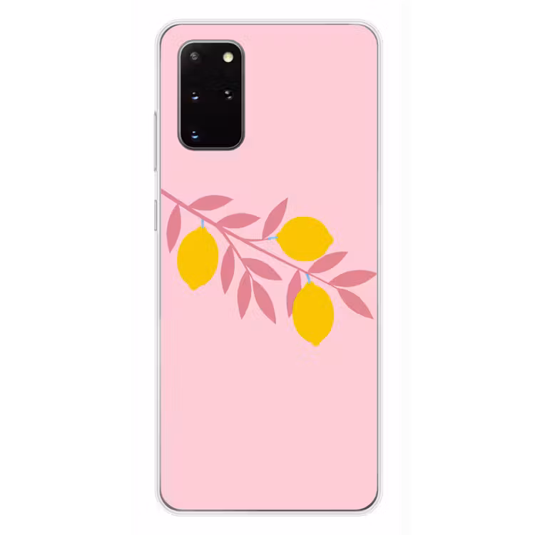 Telefoonhoesje - Fruit - Tak - Natuur - Abstract - Roze — 4