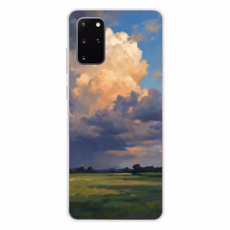 Telefoonhoesje - Lucht - Wolken - Landschap - Modern - Oranje — 4