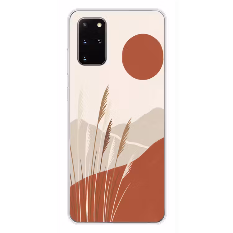 Telefoonhoesje - Gras - Landschap - Natuur - Abstract - Beige — 4