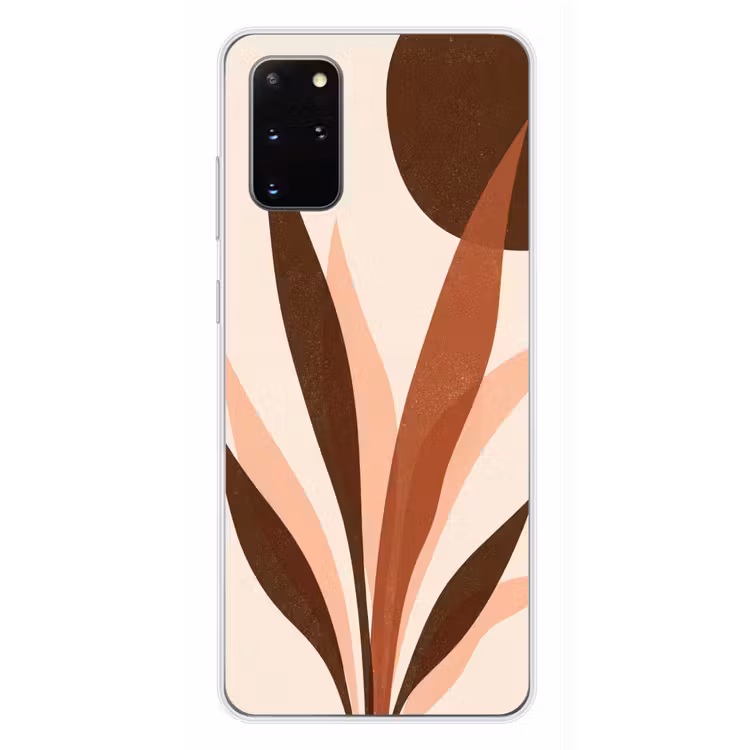 Telefoonhoesje - Planten - Abstract - Natuur - Bruin — 4