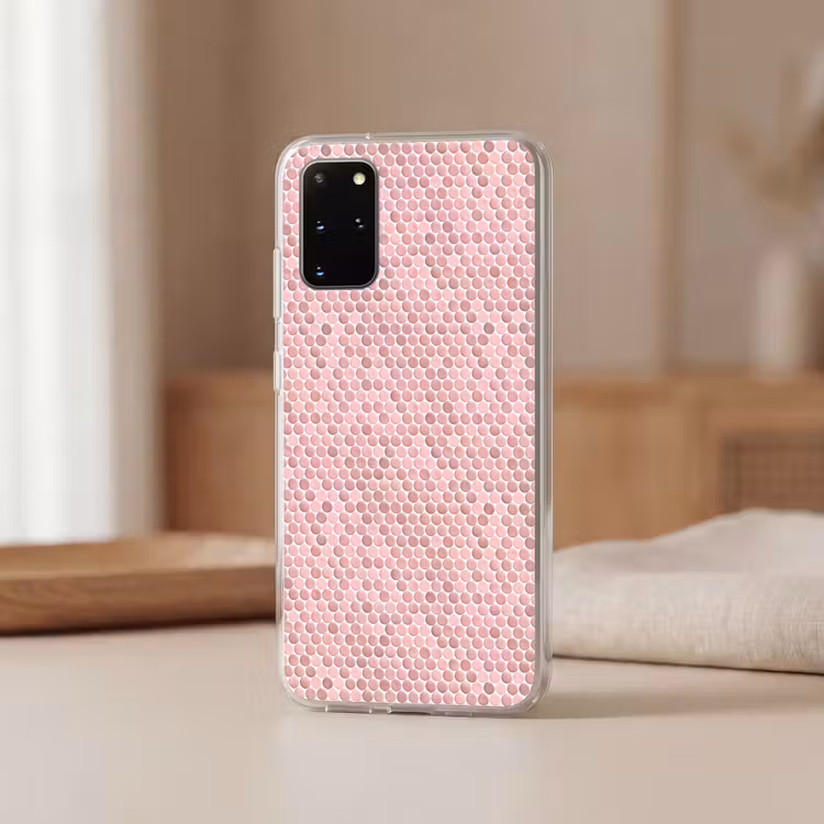 Telefoonhoesje - Penny - Mozaïek - Lichtroze — 3