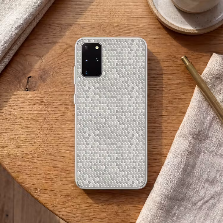 Telefoonhoesje - Penny - Mozaïek - Lichtgrijs — 2