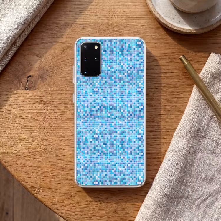 Telefoonhoesje - Mozaïek - Patroon - Turquoise — 2