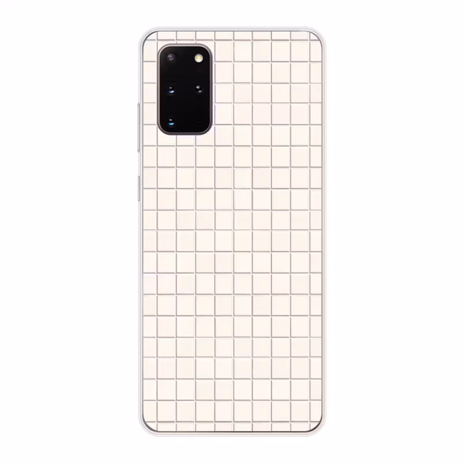 Telefoonhoesje - Patroon - Tegels - Wit — 1