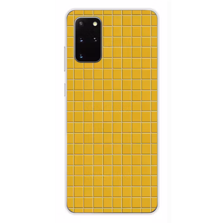 Telefoonhoesje - Patroon - Tegel - Okergeel — 4