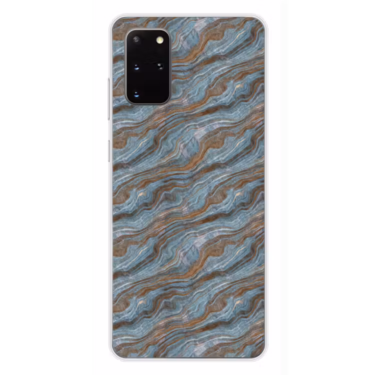 Telefoonhoesje - Patroon - Steen - Blauw — 4