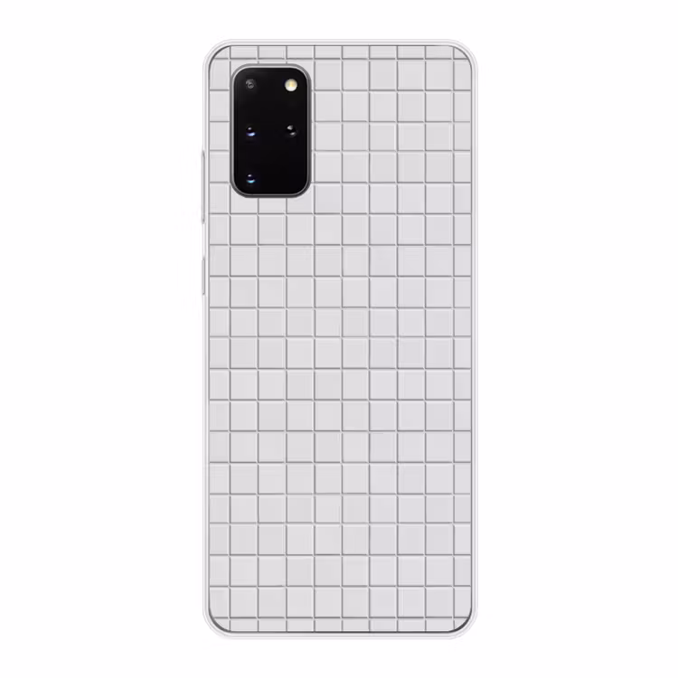 Telefoonhoesje - Patroon - Tegels - Grijs - Wit — 1