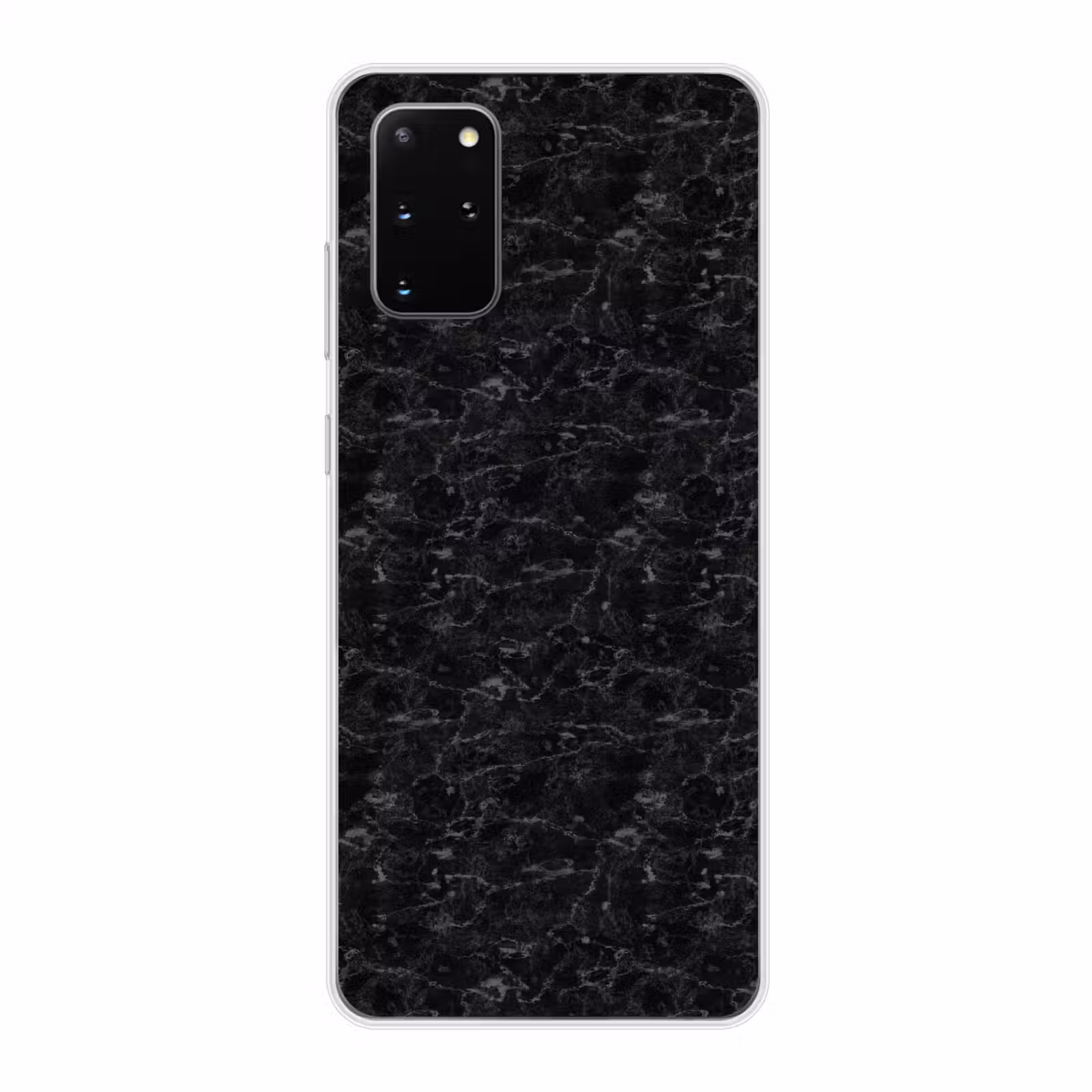 Telefoonhoesje - Marmer - Aders - Zwart — 1