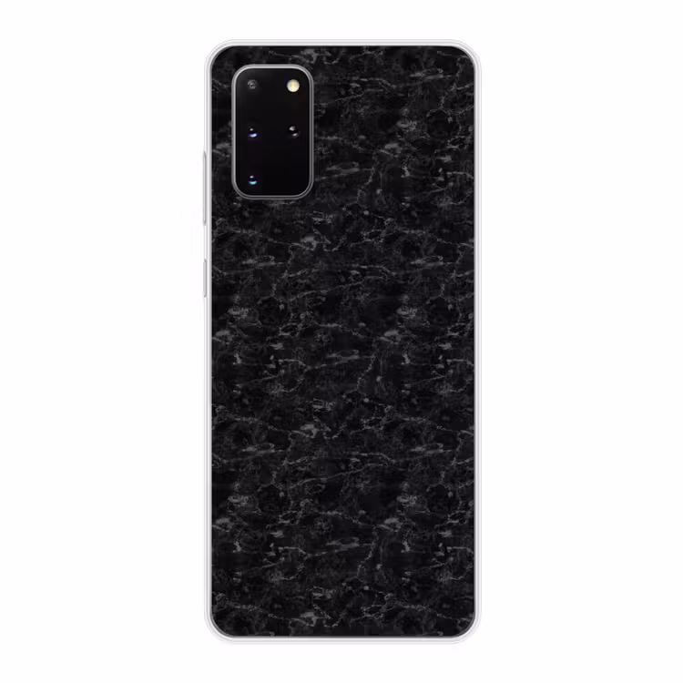 Telefoonhoesje - Marmer - Aders - Zwart — 1