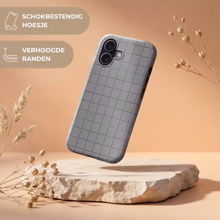 Telefoonhoesje Toughcase - Modern - Patroon - Grijs — 5