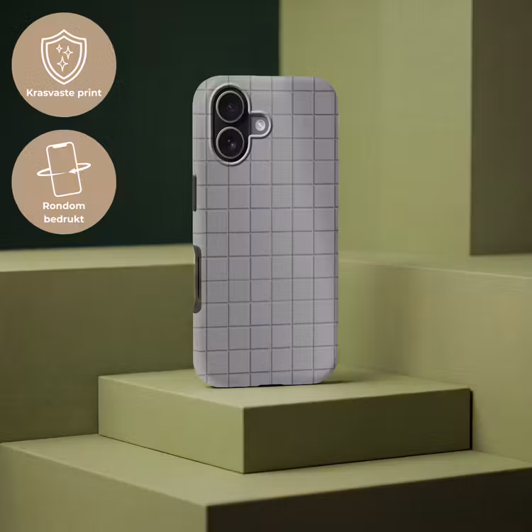 Telefoonhoesje Toughcase - Modern - Patroon - Grijs — 7