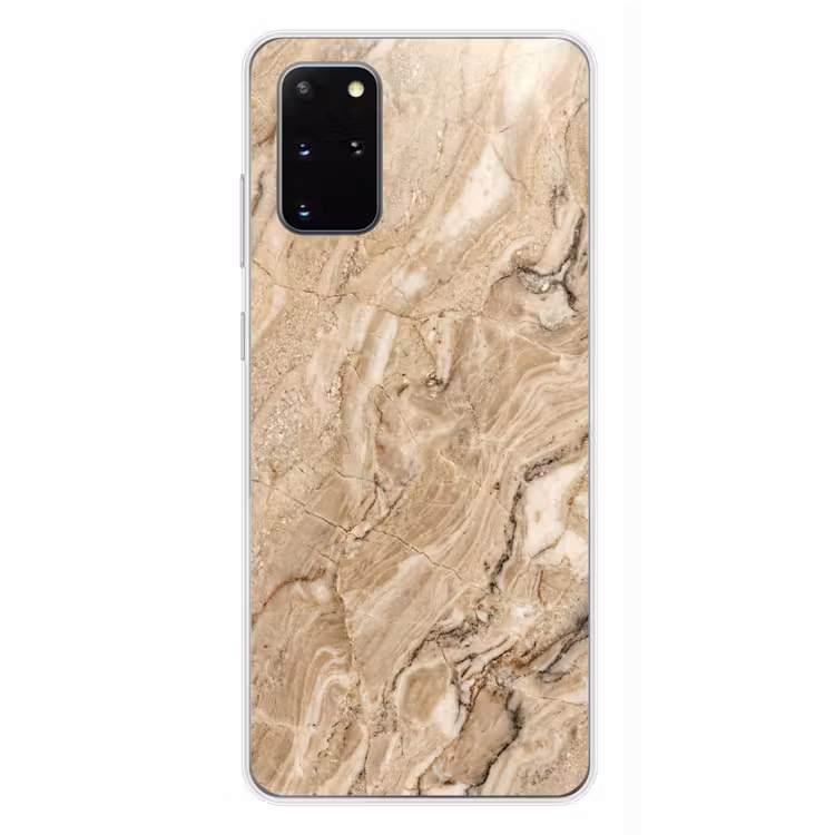 Telefoonhoesje - Textuur - Aders - Abstract - Modern - Beige — 4