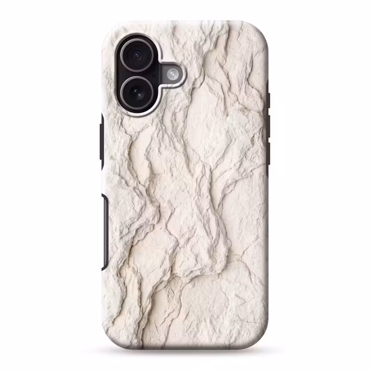 Telefoonhoesje Toughcase - Rots - Structuur - Natuur - Beige - Abstract — 1