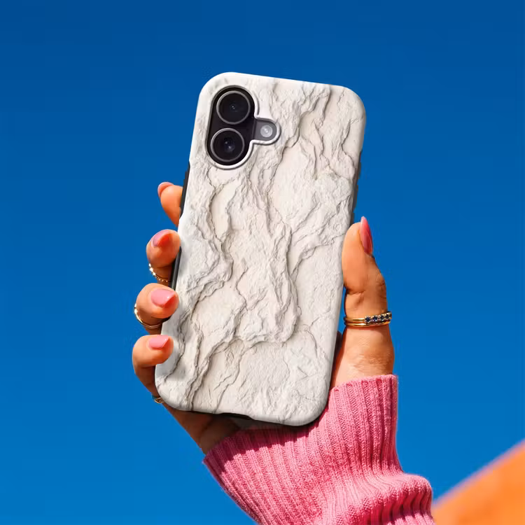 Telefoonhoesje Toughcase - Rots - Structuur - Natuur - Beige - Abstract — 2