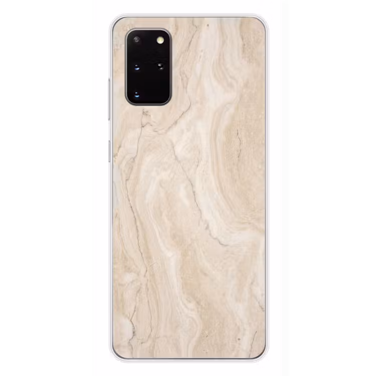Telefoonhoesje - Marmer - Patroon - Beige - Steen - Abstract — 4
