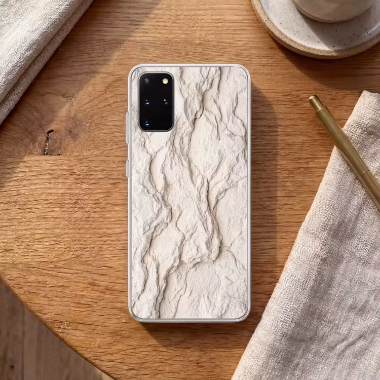 Telefoonhoesje - Rots - Structuur - Natuur - Beige - Abstract — 2
