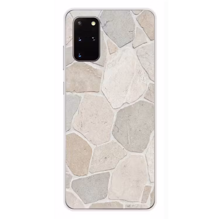 Telefoonhoesje - Steen - Patroon - Textuur - Beige — 4