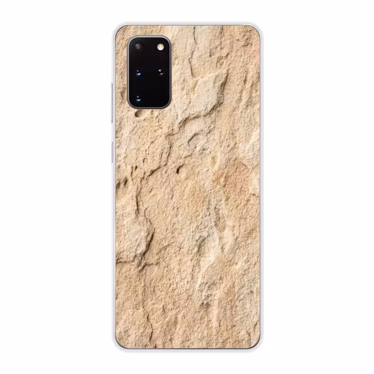 Telefoonhoesje - Textuur - Steen - Natuur - Beige — 1