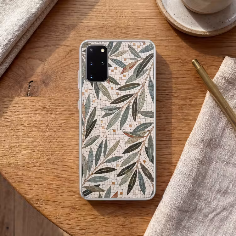Telefoonhoesje - Plant - Blad - Mozaïek - Groen — 2