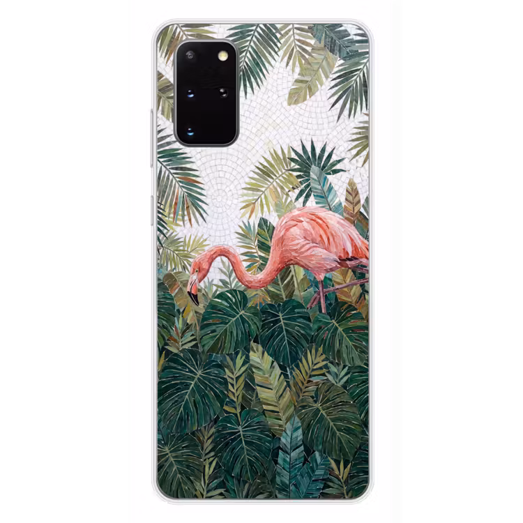 Telefoonhoesje - Natuur - Bladeren - Abstract - Groen - Vogel — 4