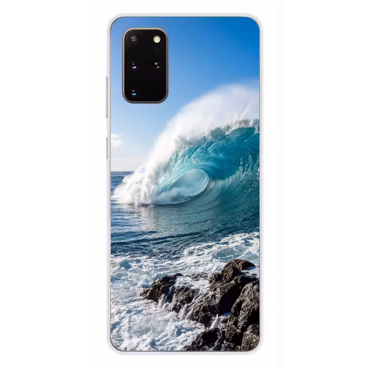 Telefoonhoesje - Golf - Oceaan - Brekend - Water - Blauw — 4